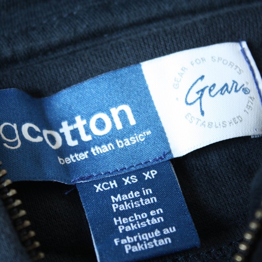 bigCotton - Men's XS Navy Seaside Zip-Up Hoodie - Picture 2 of 3